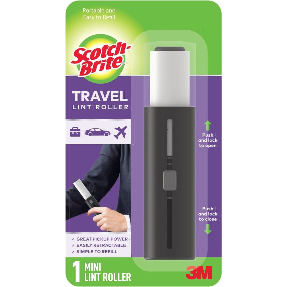 Seat Cleaner Fabric - Mini Travel Lint Roller with Adhesive