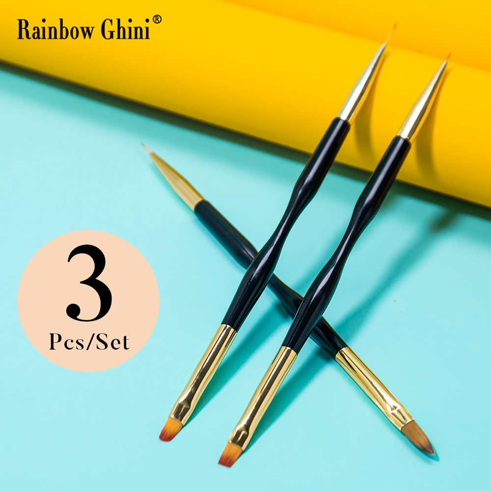 Rainbow Ghini 3Pcs/Set Dual He - Detailing Brush Set incelemesi ve fiyatı