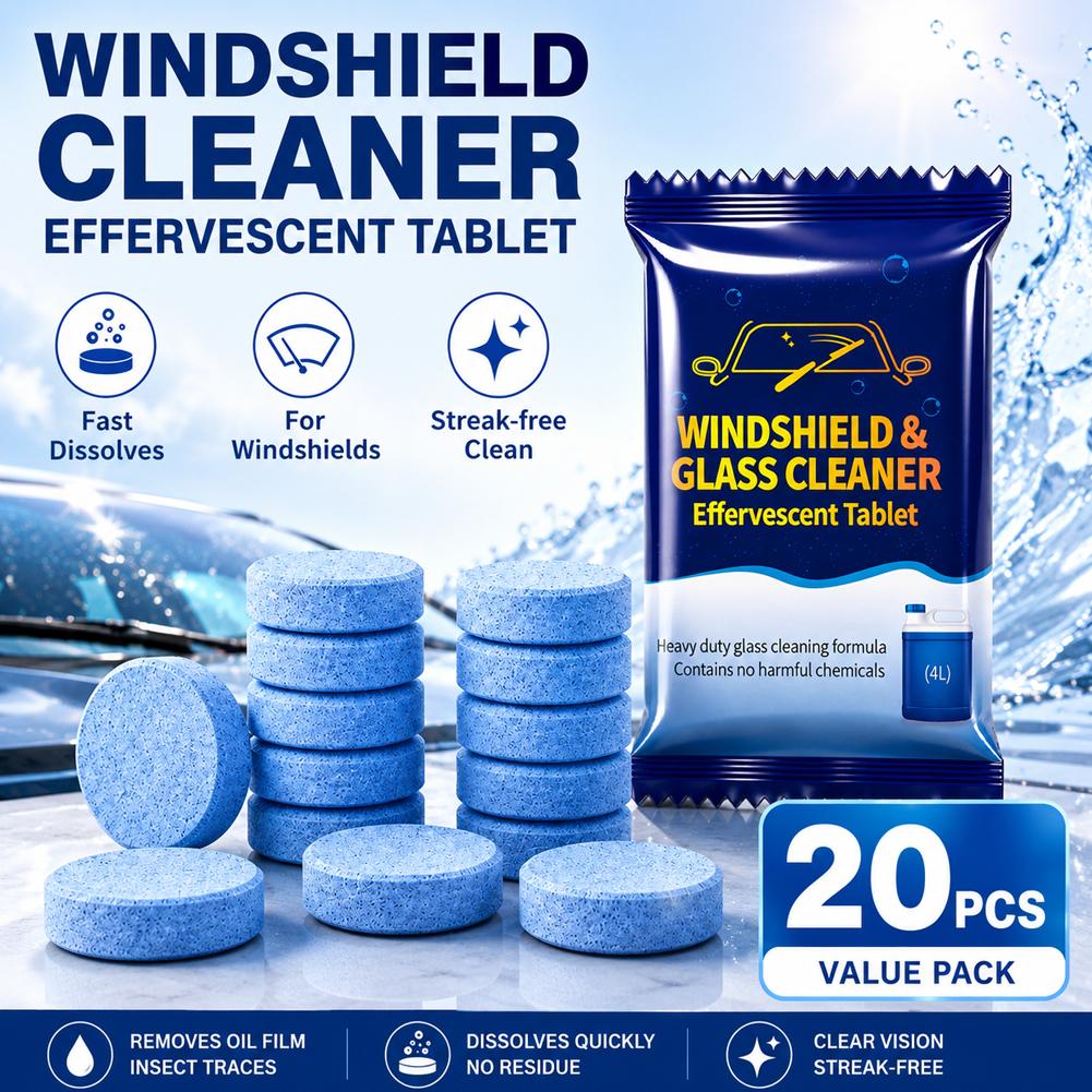 Car Windshield Washer Efferves - Glass Cleaner Streak incelemesi ve fiyatı