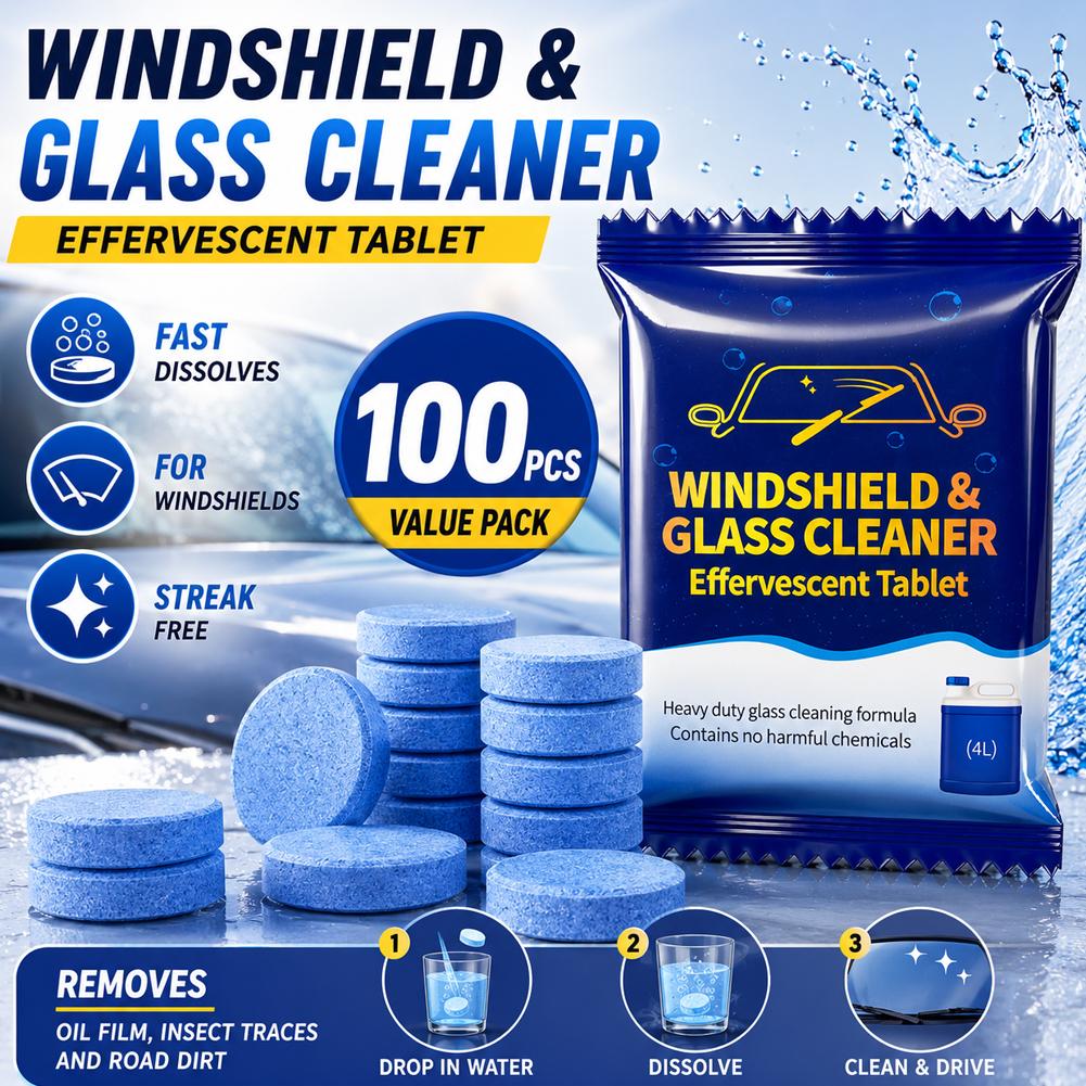 Car Windshield Washer Efferves - Glass Cleaner Streak incelemesi ve fiyatı