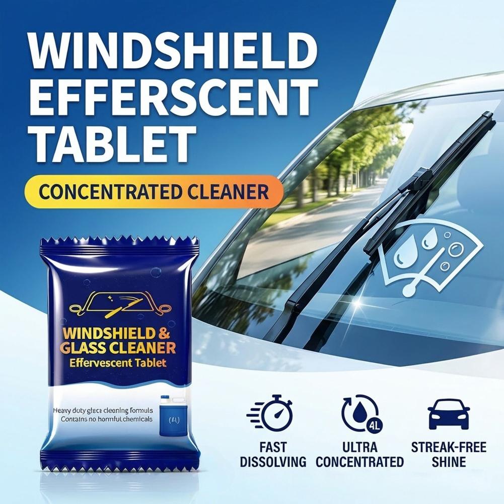 Car Windshield Washer Efferves - Glass Cleaner Streak incelemesi ve fiyatı