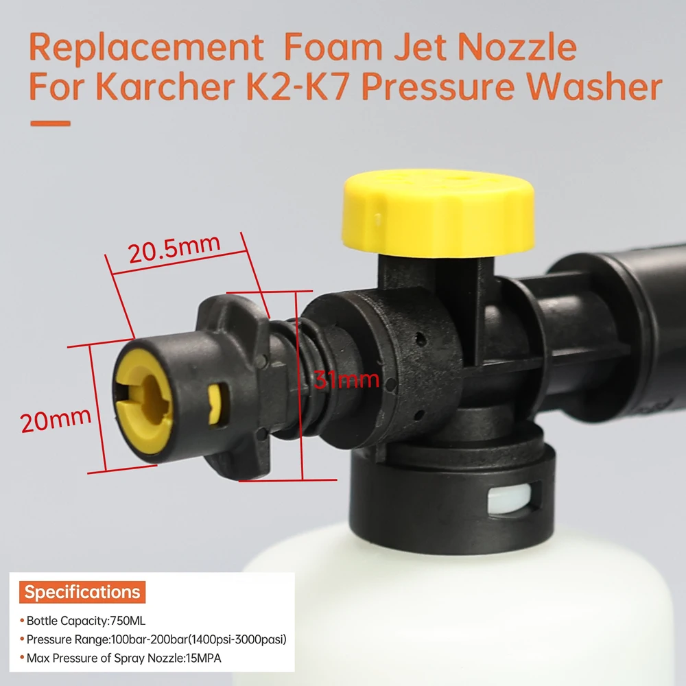 Foam Cannon for Karcher K2 K3  - Pressure Washer Foam Gun incelemesi ve fiyatı