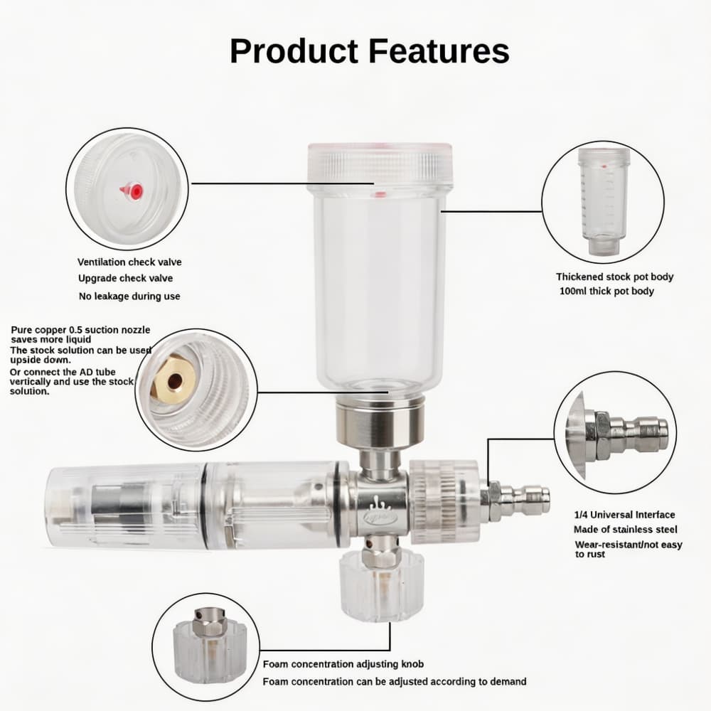 Foam Spray Gun Adjustable 100m - Pressure Washer Foam Gun incelemesi ve fiyatı