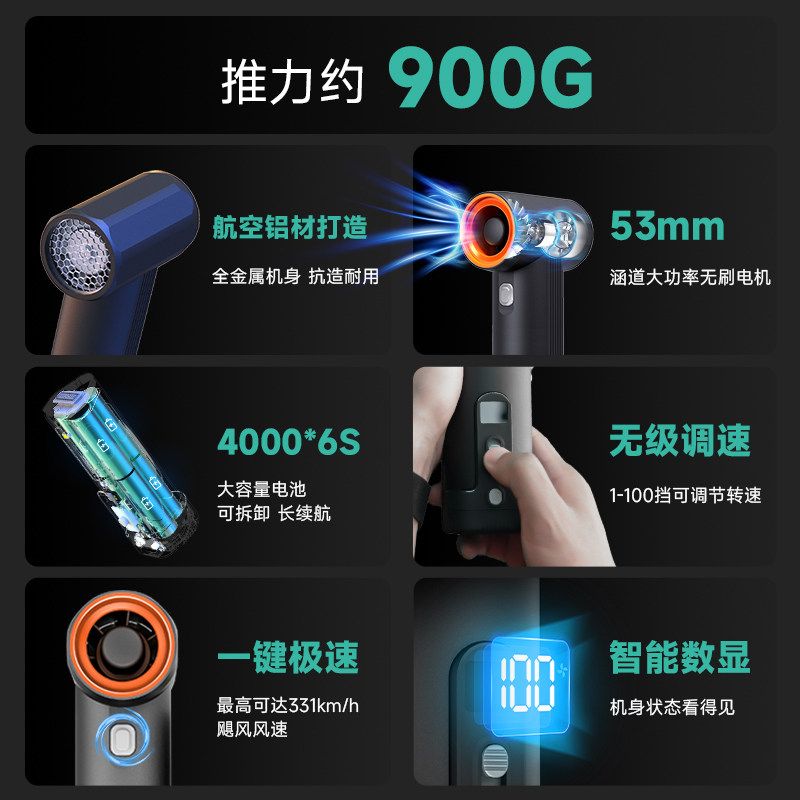 Industrial MAX Handheld Turbo  - Dryer Car Blower incelemesi ve fiyatı