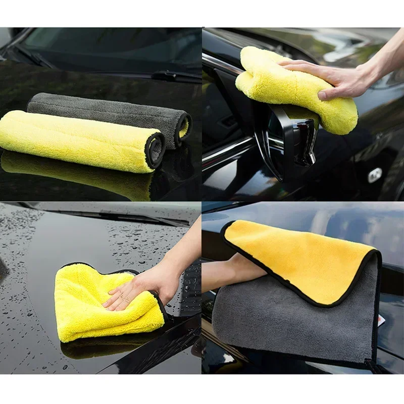 1/5pcs Thicken Car Microfiber  - Microfiber Towel Detailing incelemesi ve fiyatı