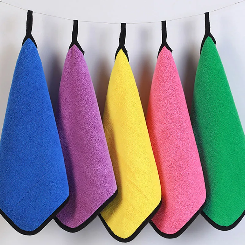 1/5pcs Thicken Car Microfiber  - Microfiber Towel Detailing incelemesi ve fiyatı