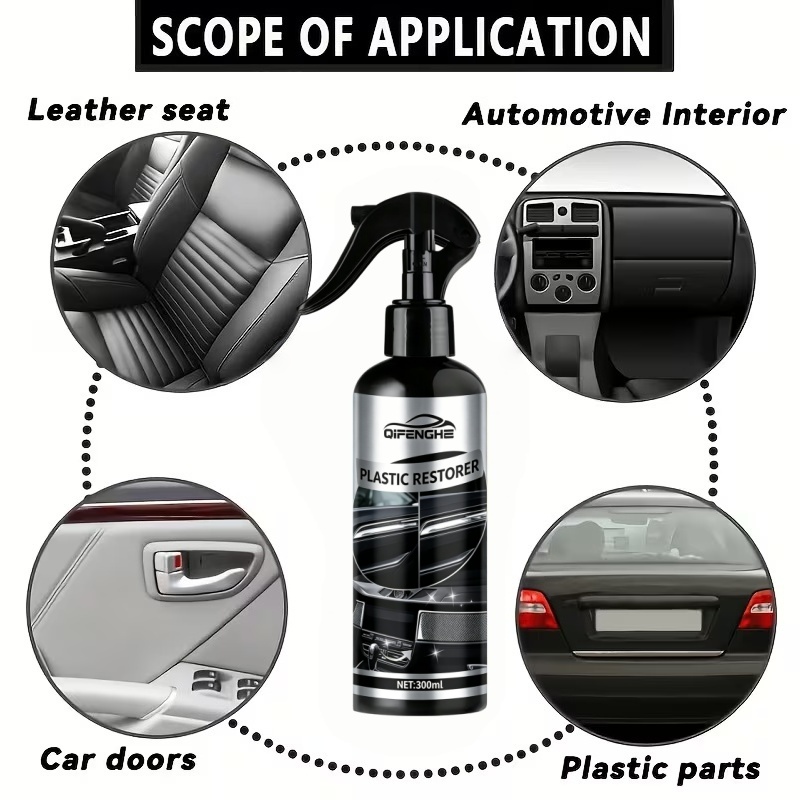 300ml Long-Lasting Plastic Res - Trim Restorer Plastic incelemesi ve fiyatı