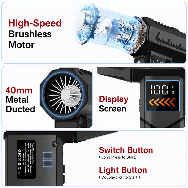 Super Powerful 2800000RPM Elec - Dryer Car Blower incelemesi ve fiyatı
