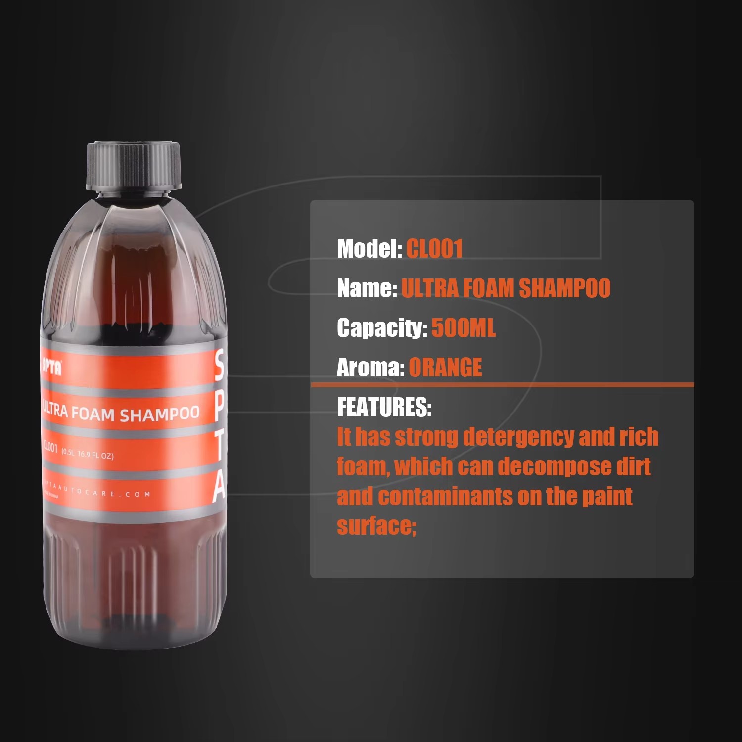 SPTA Ultra Foam Shampoo (17 fl - Car Shampoo Ph incelemesi ve fiyatı