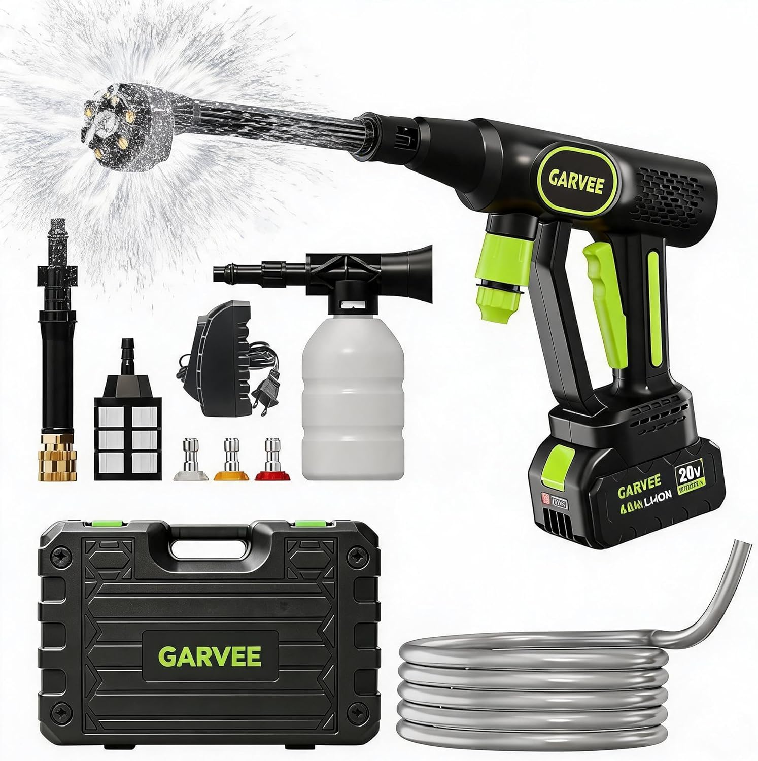 Cordless Pressure Washer, 320  - Foam Cannon Car Wash incelemesi ve fiyatı
