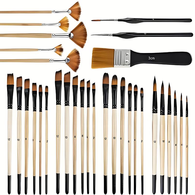 32Pcs/pack Paint Brush Set For - Detailing Brush Set incelemesi ve fiyatı