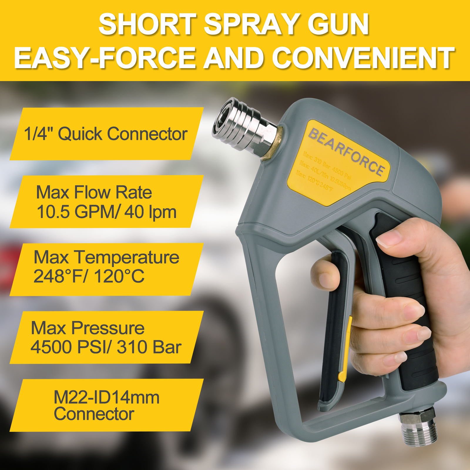 BEAR FORCE Pressure Washer Spr - Pressure Washer Foam Gun incelemesi ve fiyatı
