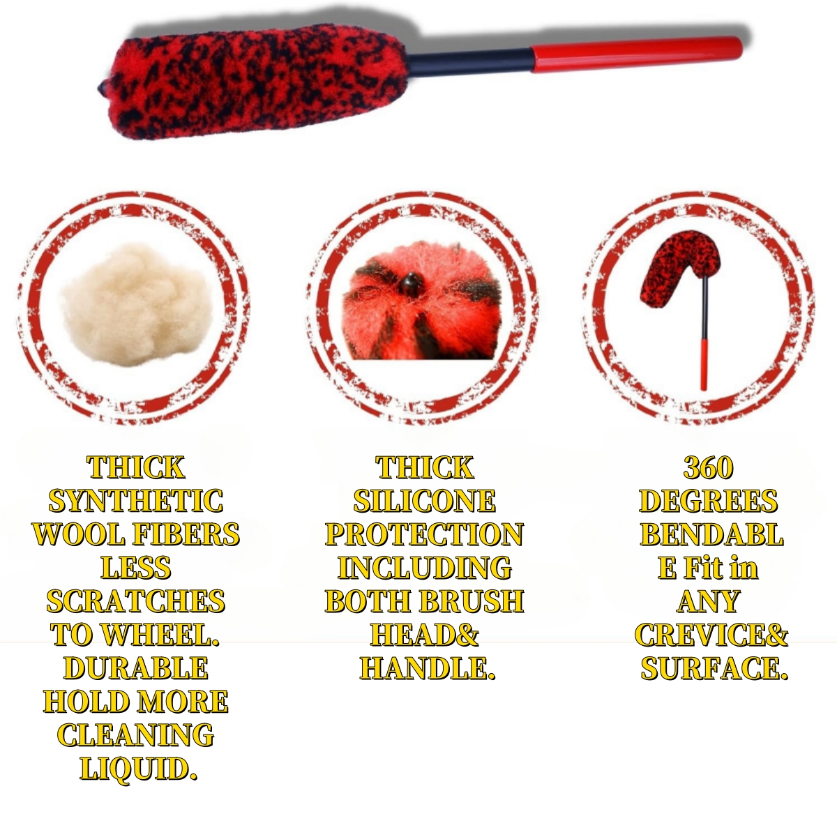 Auto Tire Wheel Detailing Brus - Interior Detailing Kit incelemesi ve fiyatı