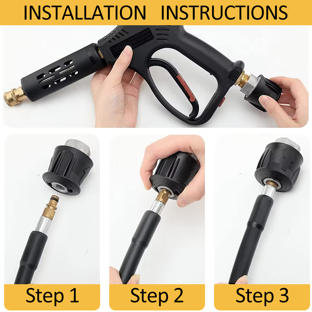 Pressure Washer Hose Connector - Foam Cannon Car Wash incelemesi ve fiyatı