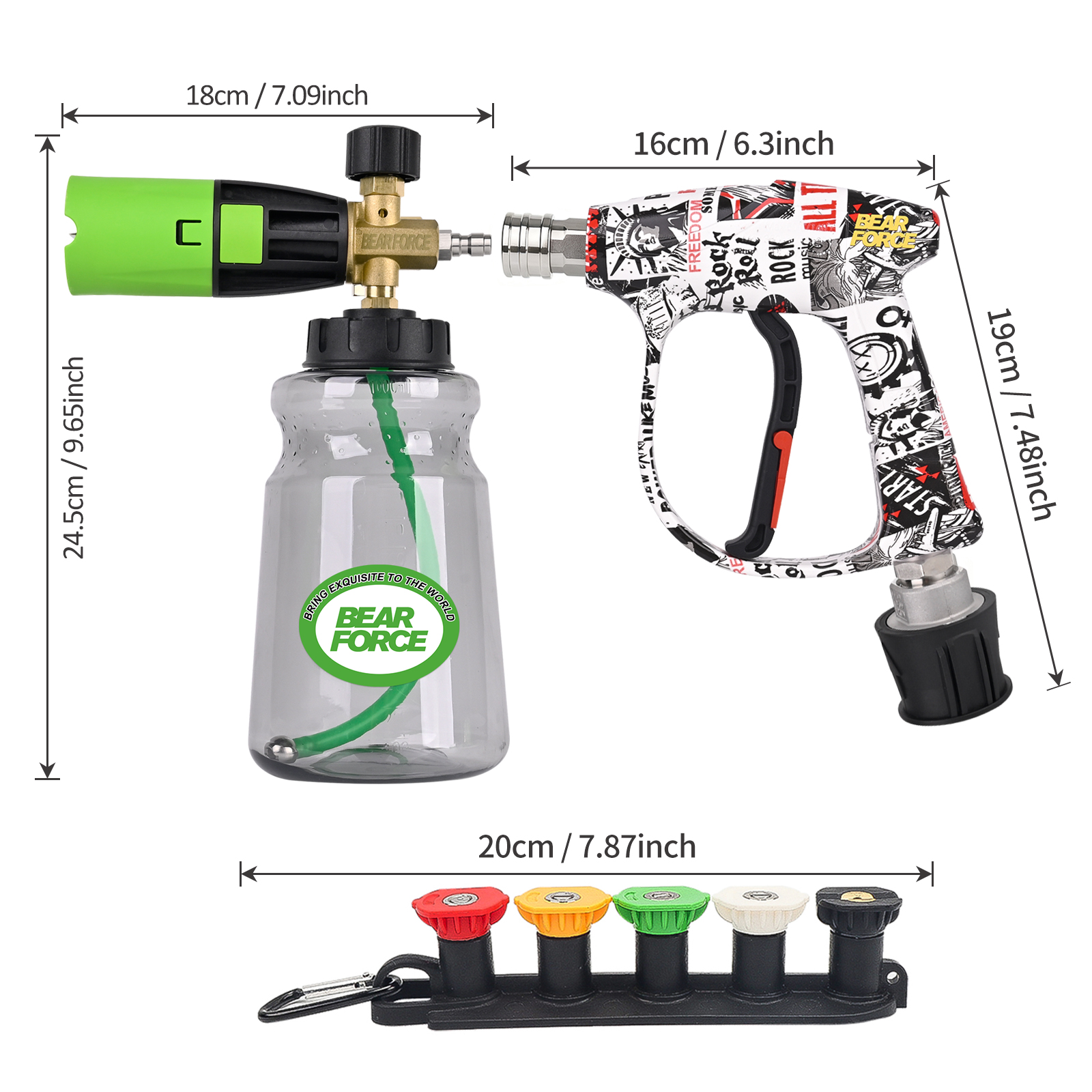 BEAR FORCE Pressure Washer Foa - Pressure Washer Foam Gun incelemesi ve fiyatı