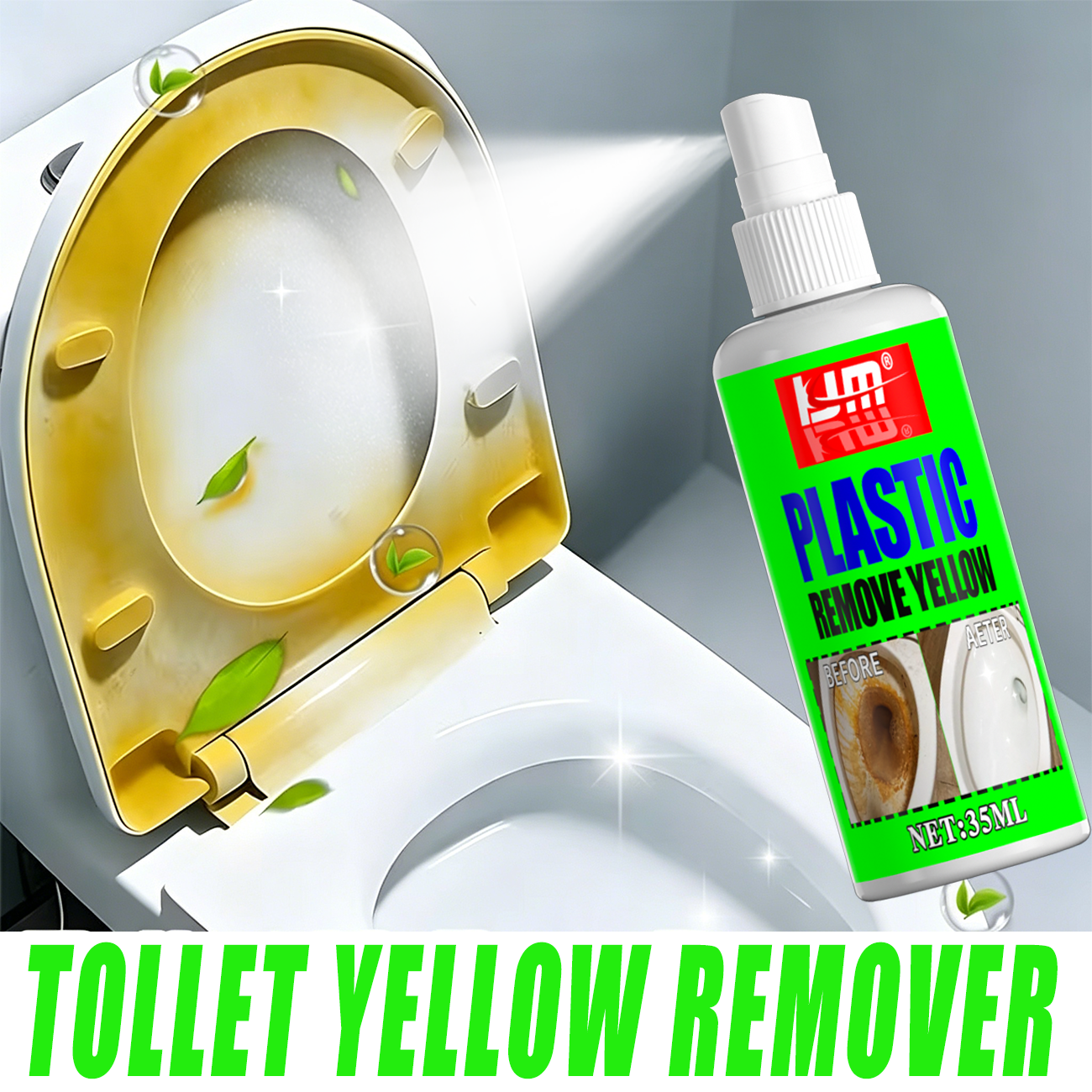 KJM 35ml Toilet Seat Yellow Re - Seat Cleaner Fabric incelemesi ve fiyatı